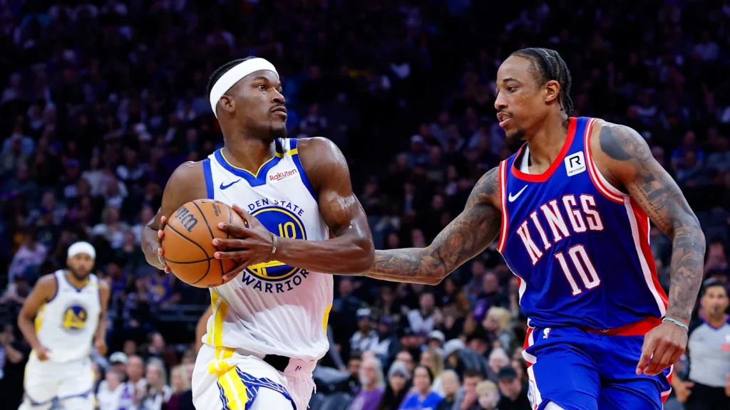 golden state warriors vs sacramento kings match player stats